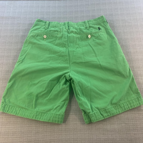 Polo Ralph Lauren Men's 32 Green Chino Shorts Relaxed Fit Cotton Classic Polo - Picture 13 of 15